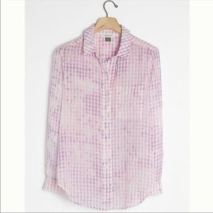 Pilcro Cate Classic Tie-Dye Buttondown Anthropologie medium